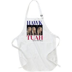 Hawk Tuah 24 Spit On That Thang Full-Length Apron With Pockets