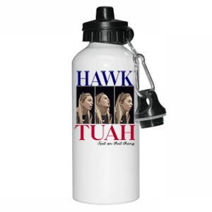 Hawk Tuah 24 Spit On That Thang Aluminum Water Bottle