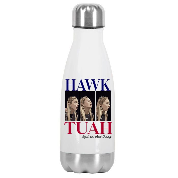 Hawk Tuah 24 Spit On That Thang Stainless Steel Insulated Water Bottle