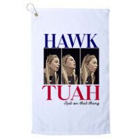 Hawk Tuah 24 Spit On That Thang Platinum Collection Golf Towel