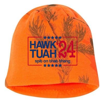 Hawk Tuah 24 Spit On That Thang Kati - Camo Knit Beanie