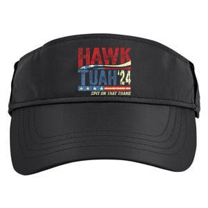 Hawk Tuah 24 Spit On That Thang Hawk Tuah 2024 Funny Viral Design Adult Drive Performance Visor