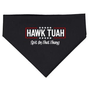 Hawk Tuah 24 Spit On That Thang Funny Political Saying USA-Made Doggie Bandana