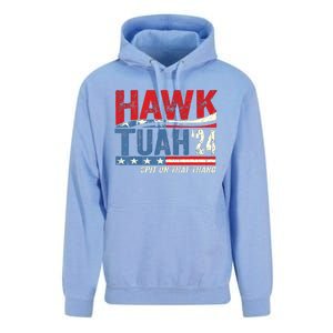 Hawk Tuah 24 Spit On That Thang Usa Flag Unisex Surf Hoodie