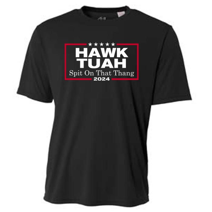 Hawk Tuah 24 Spit On That Thang Cooling Performance Crew T-Shirt