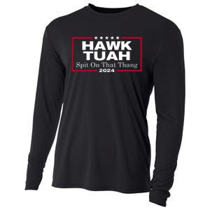 Hawk Tuah 24 Spit On That Thang Cooling Performance Long Sleeve Crew