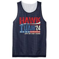 Hawk Tuah 24 Spit On That Thang American Flag Gift Mesh Reversible Basketball Jersey Tank