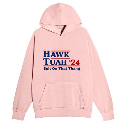 Hawk Tuah 24 Spit On That Thang Funny Saying Urban Pullover Hoodie