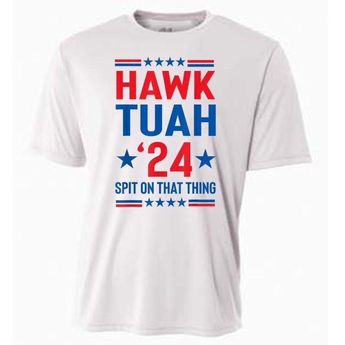 Hawk Tuah 24 Spit On That Thang Cute Design Cooling Performance Crew T-Shirt