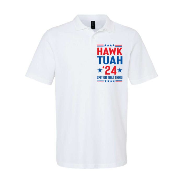 Hawk Tuah 24 Spit On That Thang Cute Design Softstyle Adult Sport Polo