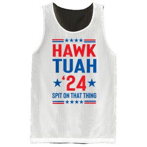 Hawk Tuah 24 Spit On That Thang Cute Design Mesh Reversible Basketball Jersey Tank