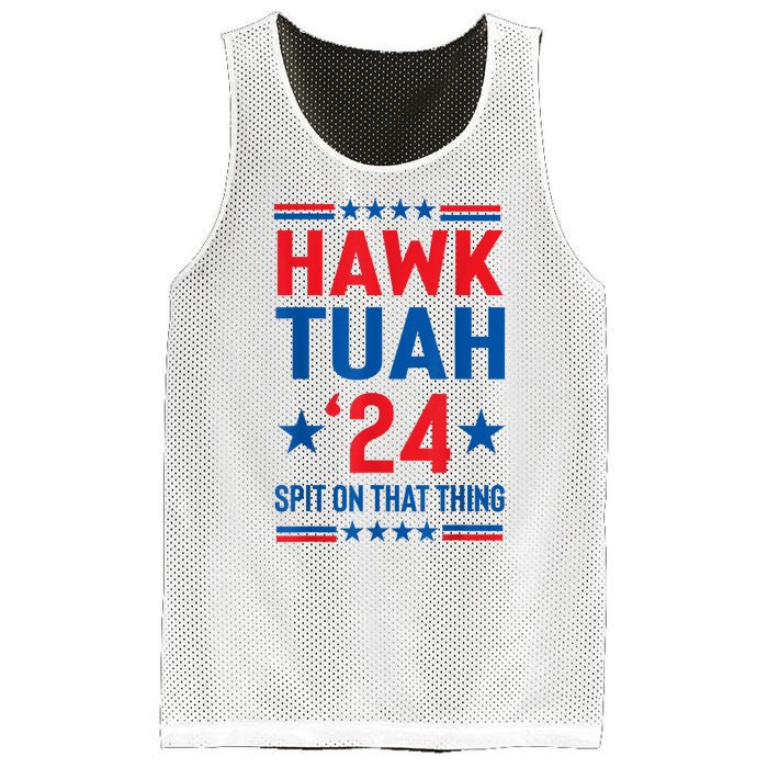 Hawk Tuah 24 Spit On That Thang Cute Design Mesh Reversible Basketball Jersey Tank