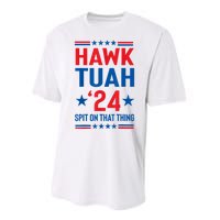 Hawk Tuah 24 Spit On That Thang Cute Design Performance Sprint T-Shirt