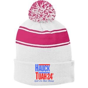 Hauck Tuah 24 Spit On That Thang Stripe Pom Pom Beanie