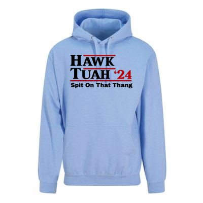 Hawk Tuah 24 Spit On That Thang Funny Saying Unisex Surf Hoodie