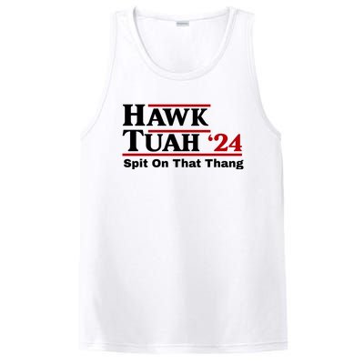 Hawk Tuah 24 Spit On That Thang Funny Saying PosiCharge Competitor Tank