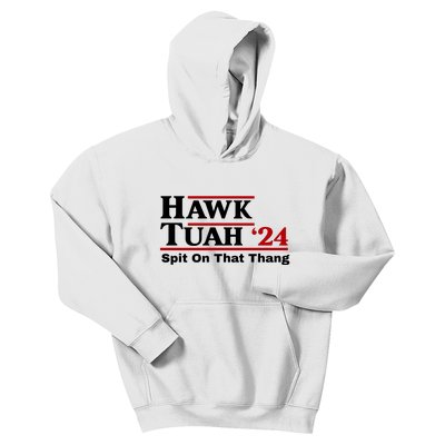 Hawk Tuah 24 Spit On That Thang Funny Saying Kids Hoodie