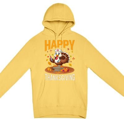 Happy Thanksgiving 2024 Celebration Graphic Premium Pullover Hoodie