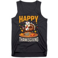 Happy Thanksgiving 2024 Celebration Graphic Tank Top