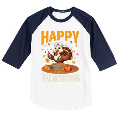 Happy Thanksgiving 2024 Celebration Graphic Baseball Sleeve Shirt