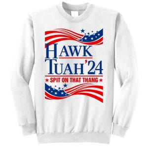 Hawk Tauh 24 Spit On That Thang Usa American Flag Meme Quote Sweatshirt