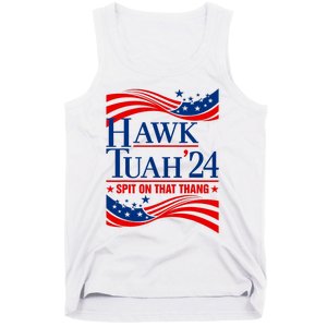 Hawk Tauh 24 Spit On That Thang Usa American Flag Meme Quote Tank Top