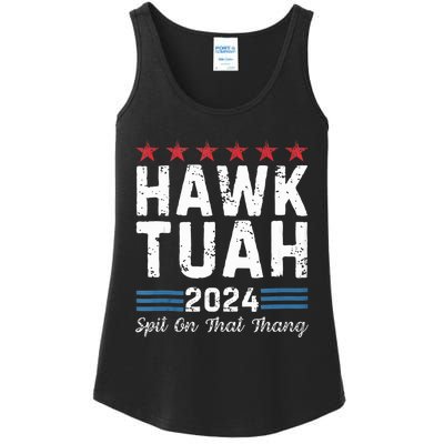 Hawk Tuah 24 Spit On That Thang Ladies Essential Tank