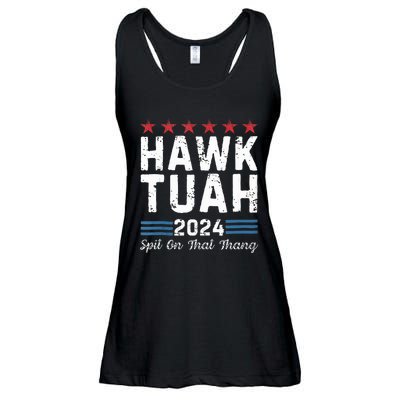 Hawk Tuah 24 Spit On That Thang Ladies Essential Flowy Tank