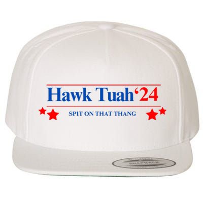 Hawk Tuah 24 Spit On That Thang Wool Snapback Cap