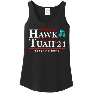 Hawk Tuah 24 Spit On That Thang Ladies Essential Tank