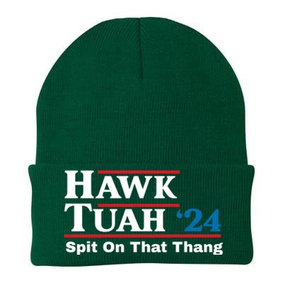 Hawk Tuah 24 Spit On That Thang Knit Cap Winter Beanie