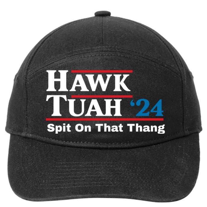 Hawk Tuah 24 Spit On That Thang 7-Panel Snapback Hat