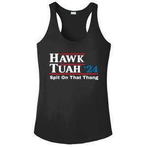 Hawk Tuah 24 Spit On That Thang Ladies PosiCharge Competitor Racerback Tank