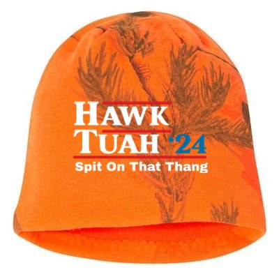 Hawk Tuah 24 Spit On That Thang Kati - Camo Knit Beanie