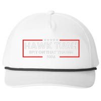 Hawk Tuah 24 Spit On That Thang Snapback Five-Panel Rope Hat