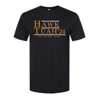 Hawk Tuah 24 Spit On That Thang Softstyle® CVC T-Shirt