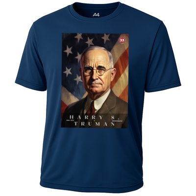 Harry Truman 33rd President Of The United States Portrait Performance Shirt