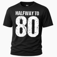 Halfway To 80 40th Birthday Cooling Performance Crew T-Shirt