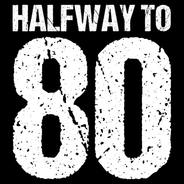 Halfway To 80 40th Birthday Drawstring Bag