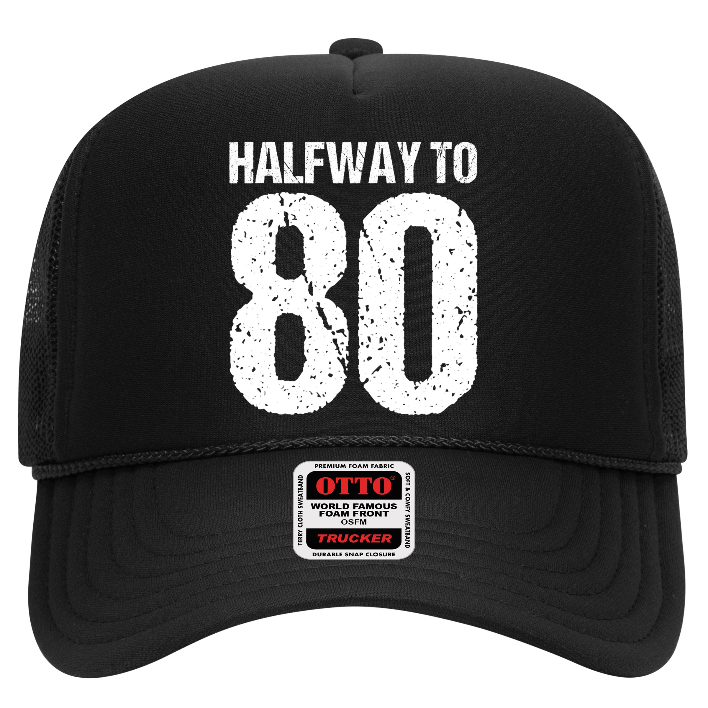 Halfway To 80 40th Birthday Hat