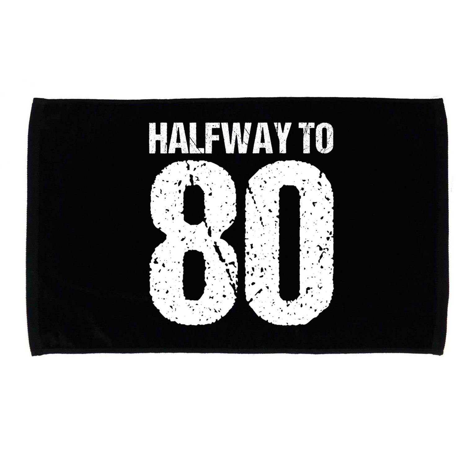Halfway To 80 40th Birthday Microfiber Hand Towel