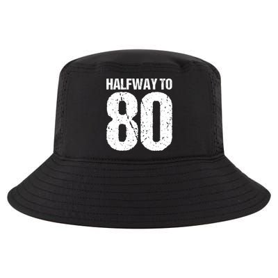 Halfway To 80 40th Birthday Cool Comfort Performance Bucket Hat