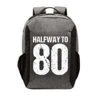 Halfway To 80 40th Birthday Vector Backpack