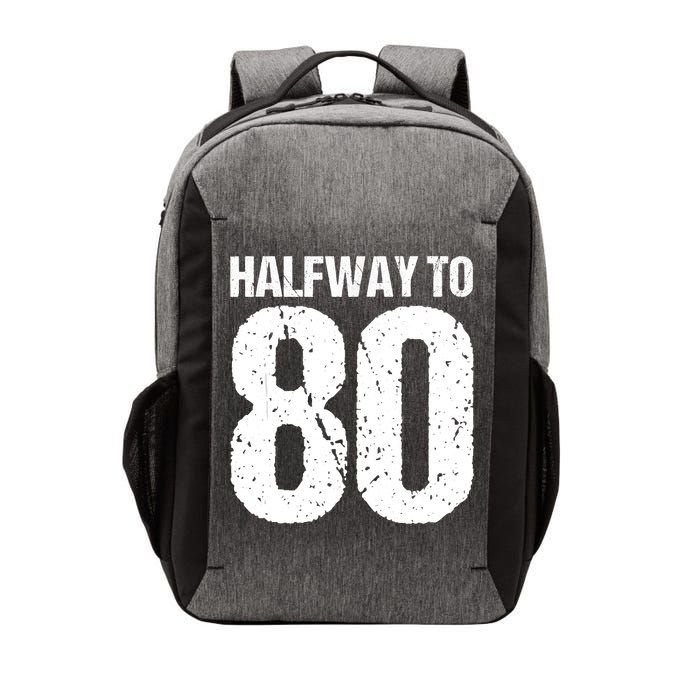 Halfway To 80 40th Birthday Vector Backpack