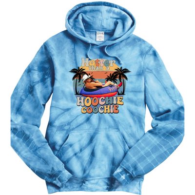 Hotter Than A Hoochie Coochie Funny Retro Country Music Tie Dye Hoodie