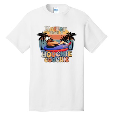 Hotter Than A Hoochie Coochie Funny Retro Country Music Tall T-Shirt