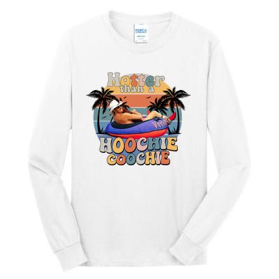 Hotter Than A Hoochie Coochie Funny Retro Country Music Tall Long Sleeve T-Shirt