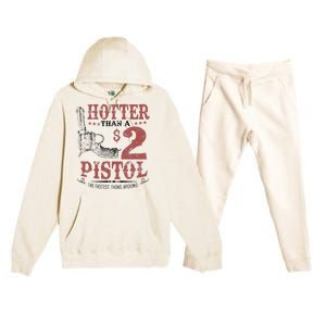 Hotter Than A $2 Pistol Rodeo Country Premium Hooded Sweatsuit Set