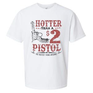 Hotter Than A $2 Pistol Rodeo Country Sueded Cloud Jersey T-Shirt