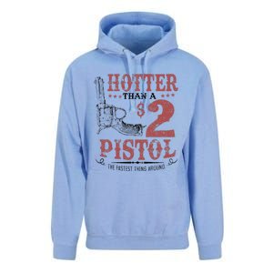 Hotter Than A $2 Pistol Rodeo Country Unisex Surf Hoodie